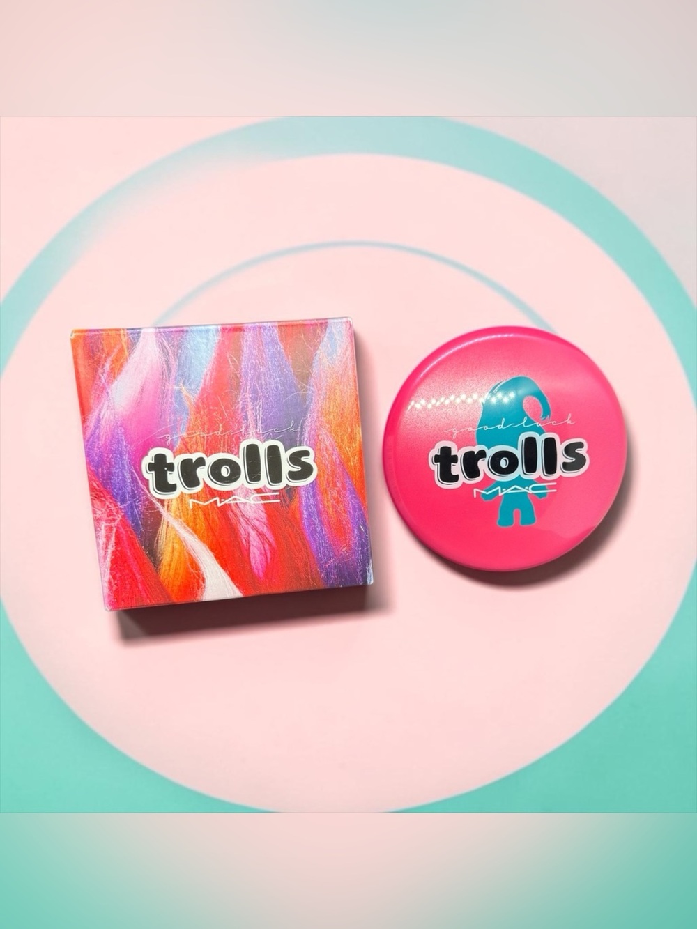🩷MAC🩷Limited Edition Good Luck Trolls Beauty Powde in Glow Rida/NIB